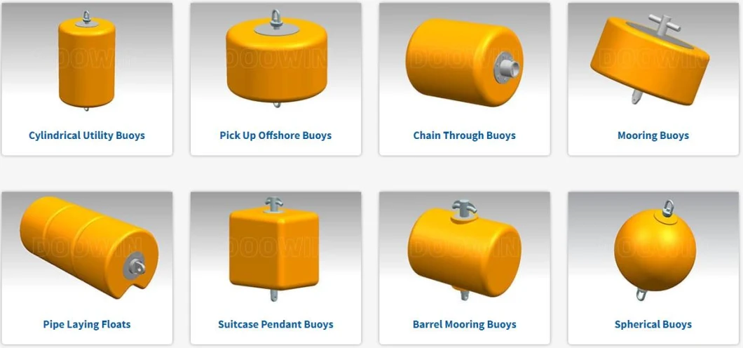 Polyurethane Coated Floating Foam Filled Mooring Marine Buoys