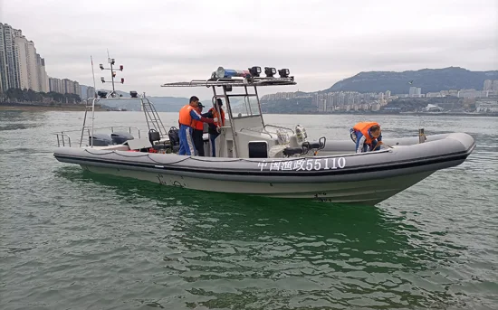 Motoscafo in vetroresina per passeggeri con cabina da 10 persone